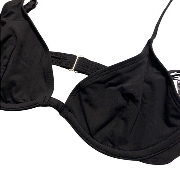 NEW Billabong Sol Searcher Reese underwire black swim bra M Medium - Picture 5 of 8